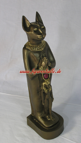 Ägyptischer Katzen-Gott Bastet Dekofigur