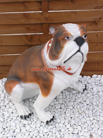 Bulldogge Tierfigur Dekofigur