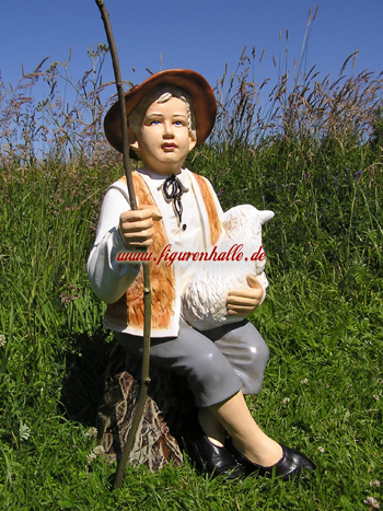Hirten-Junge Gartenfigur