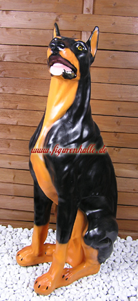 Dobermann Hunde Figur Tierfigur