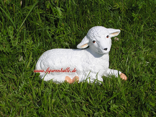 Lmmchen Gartenfigur