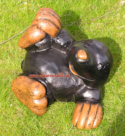 Maulwurf als Aufstellfigur lustig