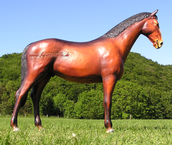  Pferd braun Aufsteller