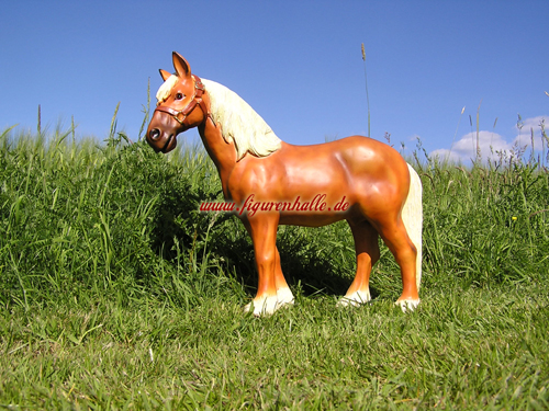 Pferd Aufstellfigur Tierfigur braun