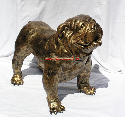 Englische Bulldogge als Aufstellfigur Tierfigur