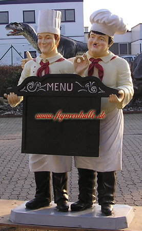 Dick und Doof als Kche Figur