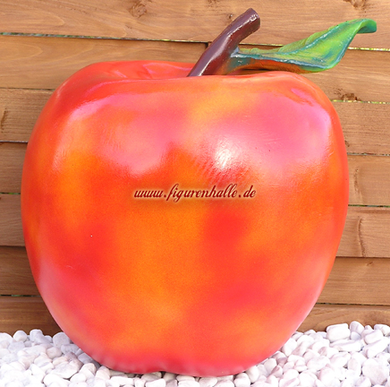 Apfel als Werbefigur 