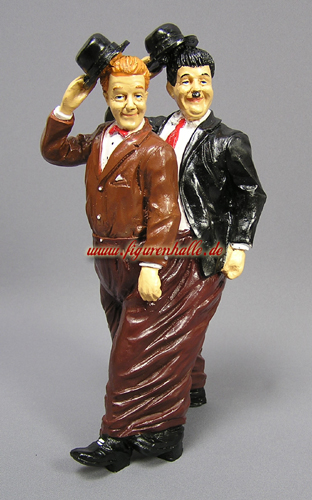 Dick und Doof in Latzhose Aufstellfigur