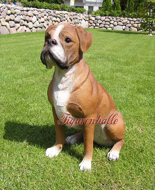 Boxer Hunde Rasse Aufstellfigur