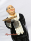 Preview: Englischer Butler mit Frack Figur