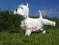 Preview: West Highland Terrier Statue Gartenfigur Pillernd