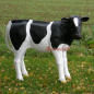 Preview: Kalb Figur schwarz bunt