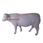 Preview: Kuh Figur lebensgroß KUH CHAROLAIS