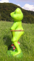 Preview: Frosch mit Pilz Statue