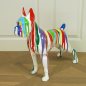 Preview: Desginer Figur Boston Terrier Pop Art