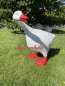 Preview: Gans lebensgroß Figur und Aufsteller