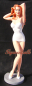 Preview: USA Pin Up in white dressDecorative statue