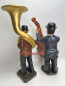 Preview: Gartenfigur Oliver Hardy und Stan Laurel mit Instrumenten