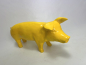 Preview: Schwein bunt gelb Figur
