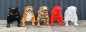 Preview: Englische Bulldogge als Gartenfigur im Pop Art Style
