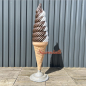 Preview: Soft ice cream advertising figure chocolate vanilla figure