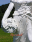 Preview: Woman wine basket statue