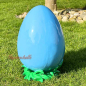 Preview: Außenbereich Figur Ei blau Grass