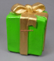 Preview: Deko Geschenkpaket grün