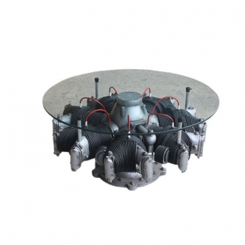 Propeller Motor als Tisch Nostalgie