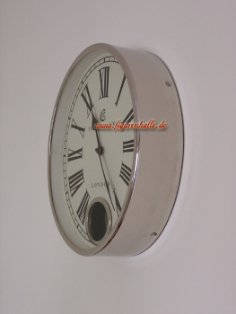 Preview: Nostalgie Pendeluhr Chrom