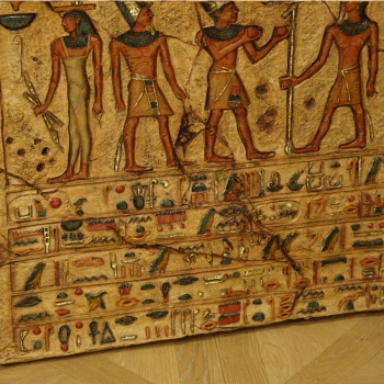 Preview: Resintafel ägyptische Szene