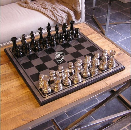 Schachspiel Figur Aluminium