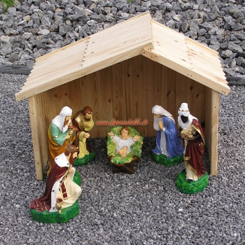 Krippe Figuren Außenbereich
