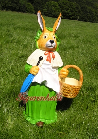 Preview: Osterhase mit Eier Korb