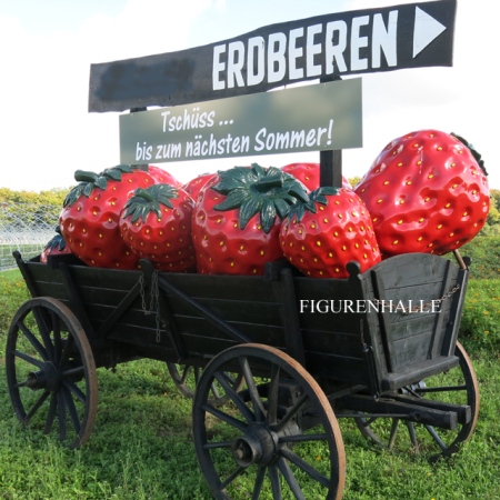 Preview: Erdbeere Werbefigur H 67 cm