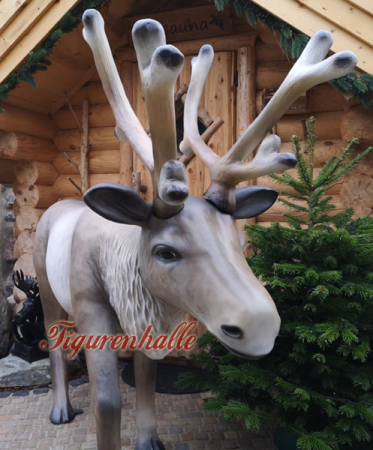 Preview: Nordisches Rentier Hirsch Figur