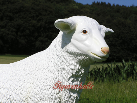 Preview: Schaf aufstellfigur groß