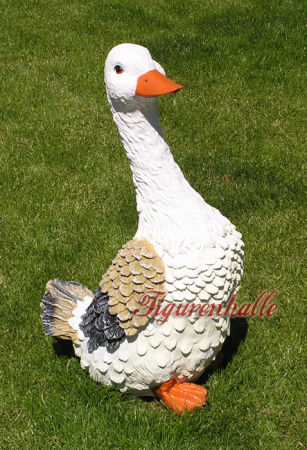 Preview: Gans Gartenfigur Bäuerliche Tierfiguren