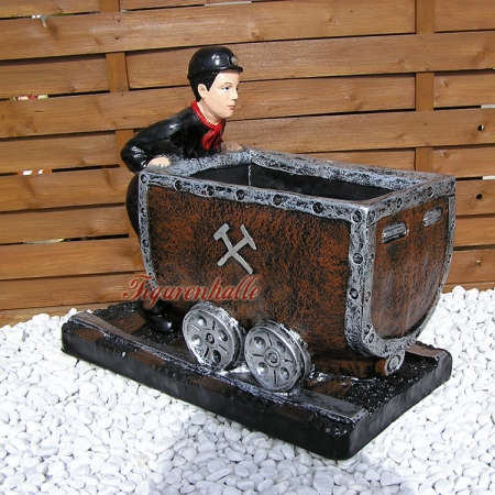 Bergarbeiter Kohlenlore