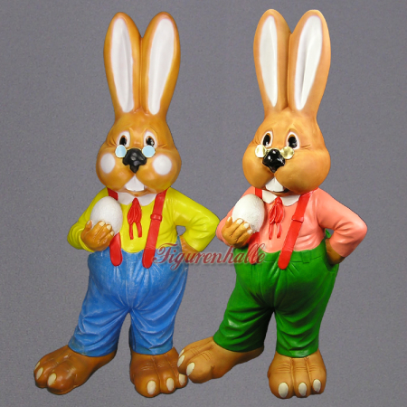 Osterhase mit Brille Figur