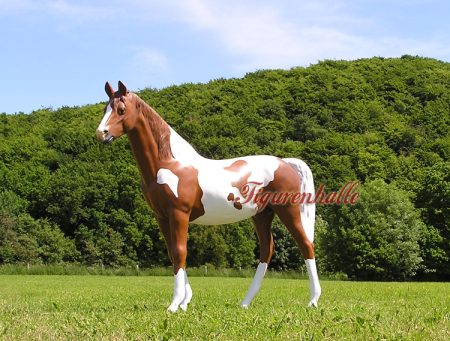 Preview: Wildpferd lebensgroß Aufstellfigur