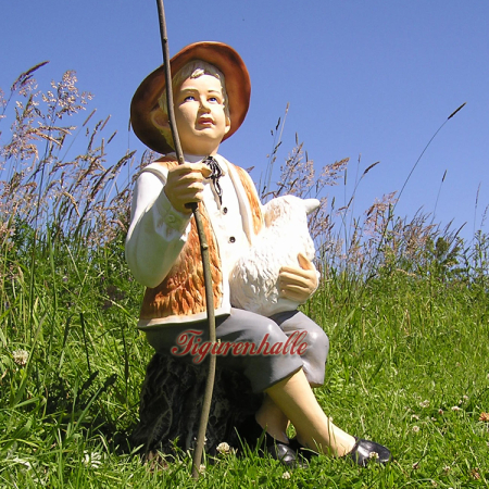 Hirtenjunge Gartenfigur
