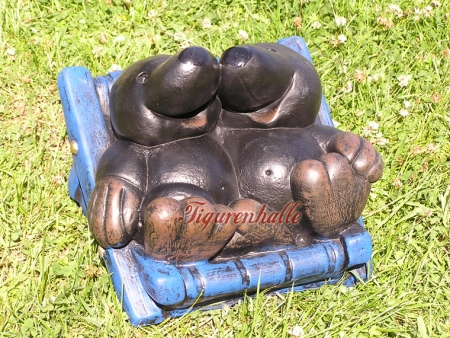 Preview: Maulwurf Pärchen Strandkorb Figur