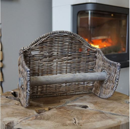 Rattan - Küchenrollenhalter