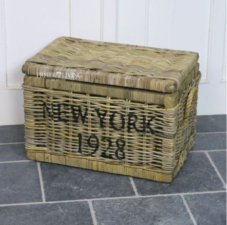 Rattan Truhe 