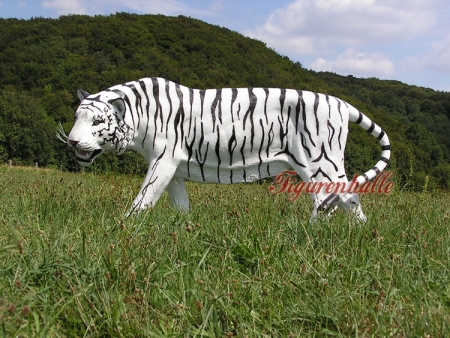 Preview: Königstiger weiß Aufstellfigur