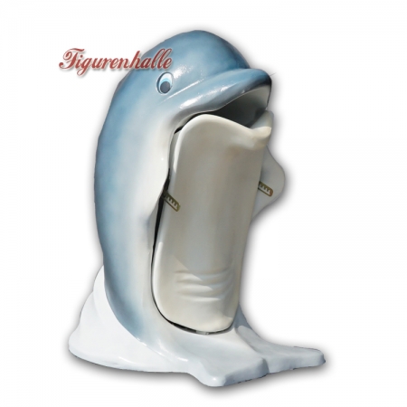Delphin als Mülleiemer