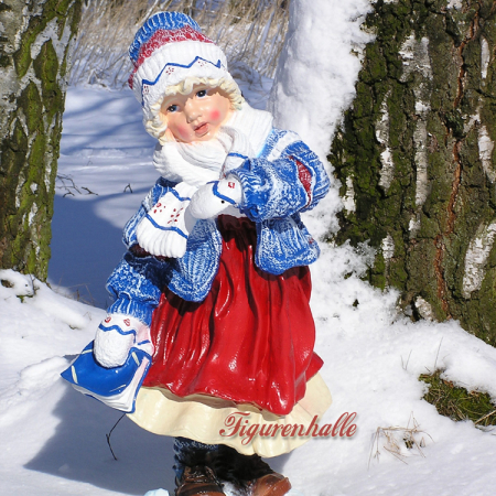 Mädchen als Winderdekoration