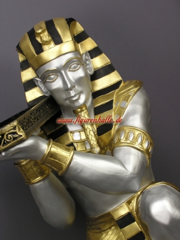 Preview: Tutanchamun Statue silber