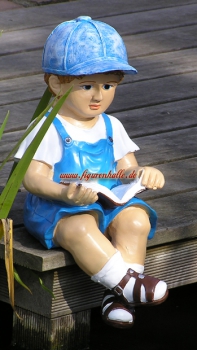 Preview: Junge Figur Gartenteich Dekoration